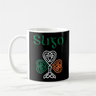 Caneca De Café County Sligo Shamrock Ireland Flag Craic E Ceol