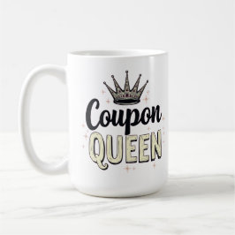 Caneca De Café Coupon Queen - Royal Bargain Hunter Crown