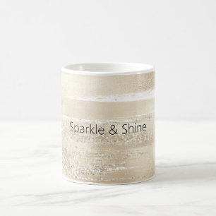 Caneca De Café Couro de Ouro Champagne