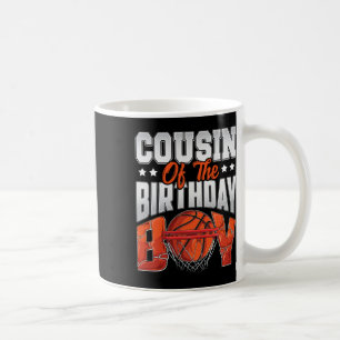 Caneca De Café Cousin Bysketbyll Birthday Boy Family Byller B day