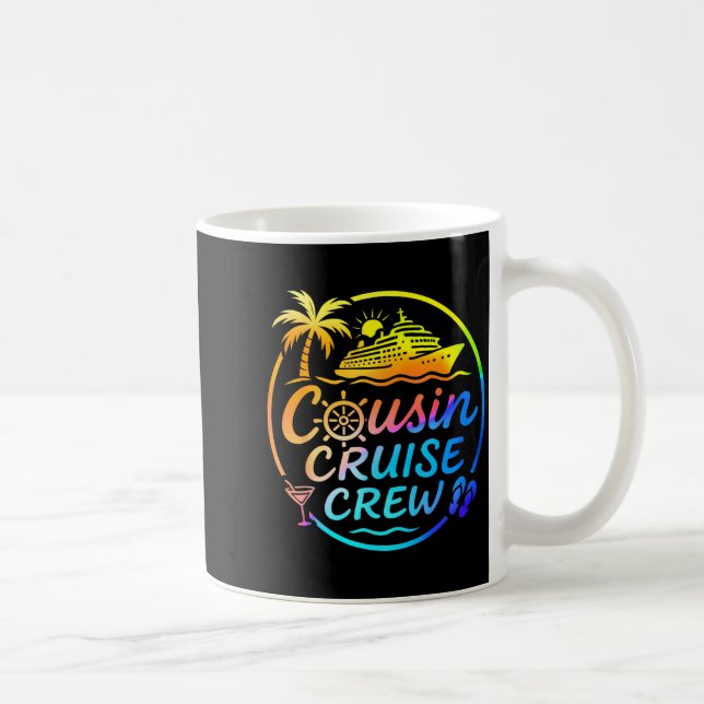 Caneca De Café Cousin Cruise Crew Trocal Summer Vacation Matching (Direita)