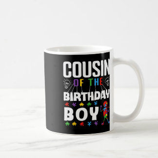 Caneca De Café Cousin Of The Birthday Boy Autism Awareness Puzzle