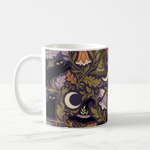 Caneca De Café Coven de Gatos da Meia-Noite Inspirado em William 