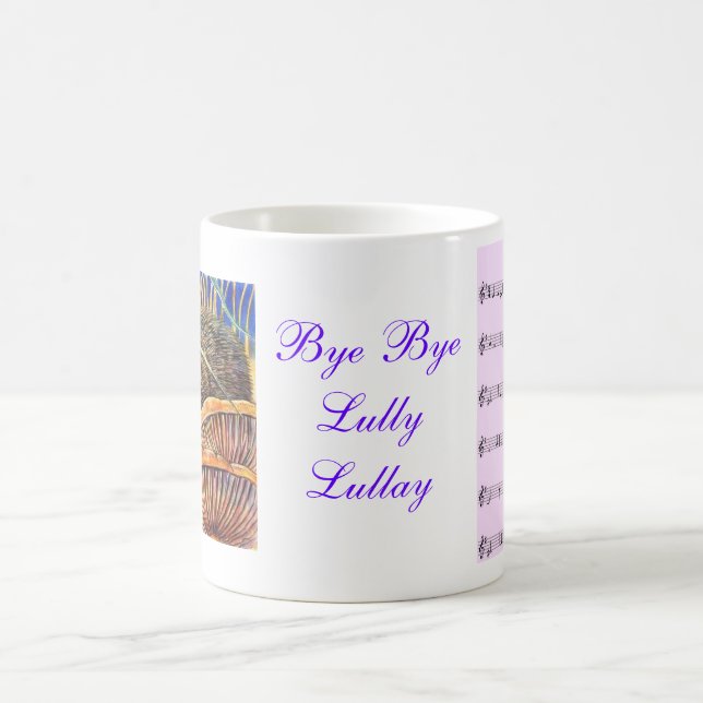 Caneca De Café Coventry Carol Music Notes Mug (Centro)