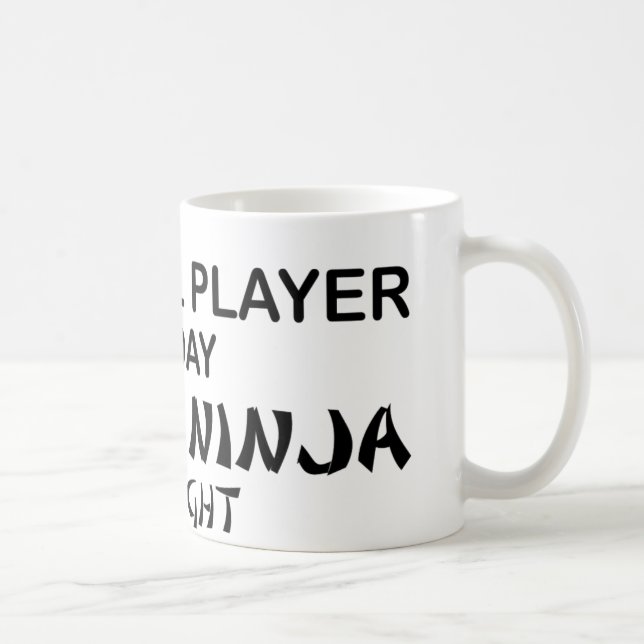 Caneca De Café Cowbell Ninja mortal em a noite (Direita)