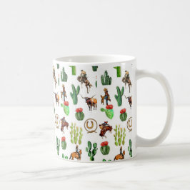 Caneca De Café Cowboy cactus