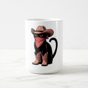 Caneca De Café Cowboy Cat