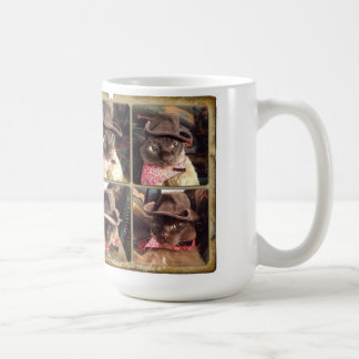 Caneca De Café Cowboy Cat x 4