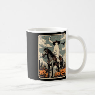 Caneca De Café Cowboy Fantasma Andando Cavalo Engraçado Tarot Car