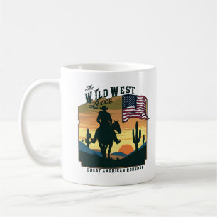 Caneca De Café cowboy feriado nos eua, cowboy feriado nos eua cam