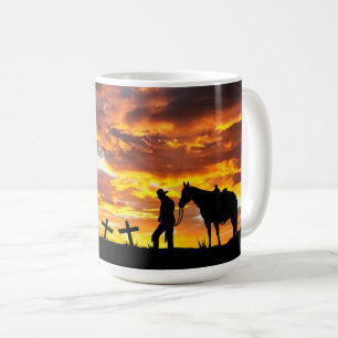 Caneca De Café Cowboy Prayer Café Mug