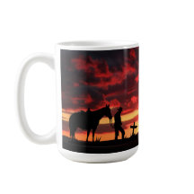 Cowboy Prayer Café Mug