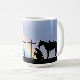 Caneca De Café Cowboy Prayer Café Mug