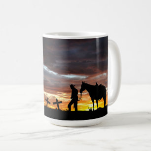 Caneca De Café Cowboy Prayer Café Mug