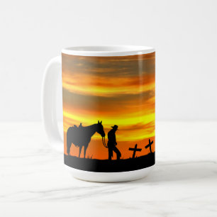 Caneca De Café Cowboy Prayer Café Mug