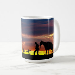 Caneca De Café Cowboy Prayer Café Mug
