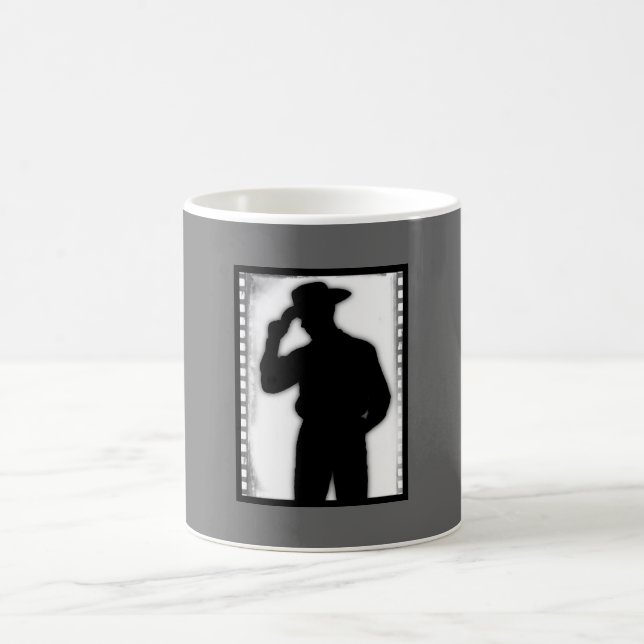 Caneca De Café Cowboy Silhouette Coffee Mug (Centro)