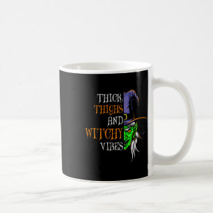 Caneca De Café Coxas Espessas E Víblias De Testemunhas Retro-Simp