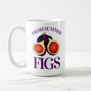 Caneca De Café Cozinhar de Comida de árvores de figo, figuras de