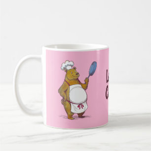 Caneca De Café Cozinhar de Urso Cinto, presente de cozinheiros Va