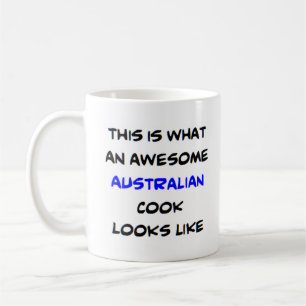 Caneca De Café cozinheiro australiano incrível