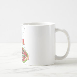 Caneca De Café Cozinheiro chefe e pizza