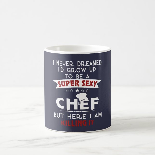 Caneca De Café Cozinheiro chefe "sexy" super (Centro)