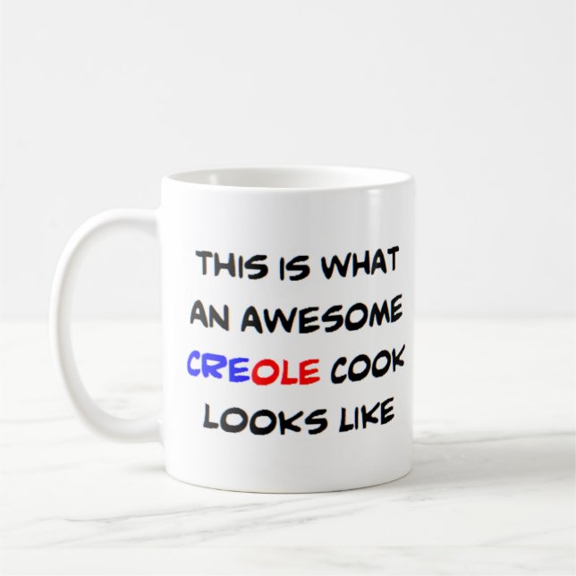 Caneca De Café cozinheiro creole, incrível (Esquerda)