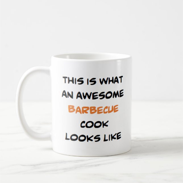 Caneca De Café cozinheiro de churrasco, incrível (Esquerda)