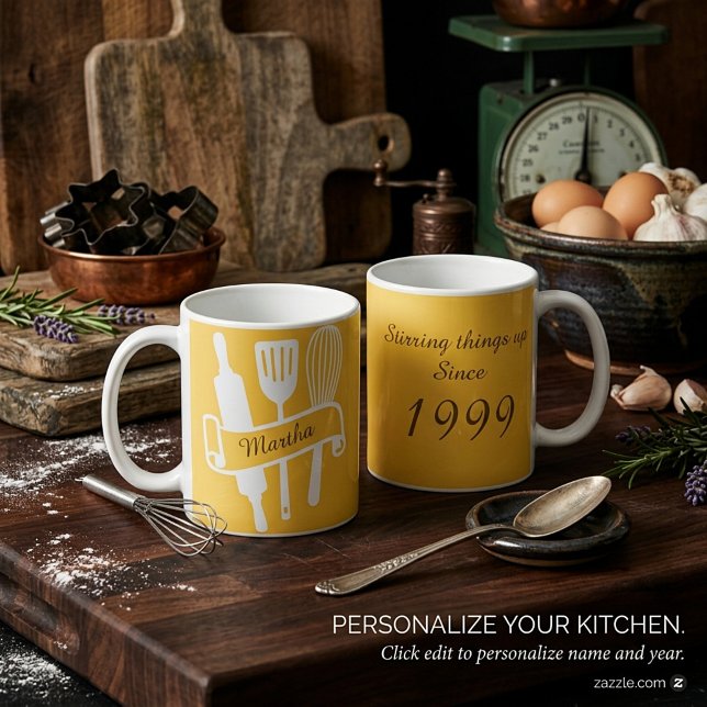 Caneca De Café Cozinheiro personalizado custom (Criador carregado)