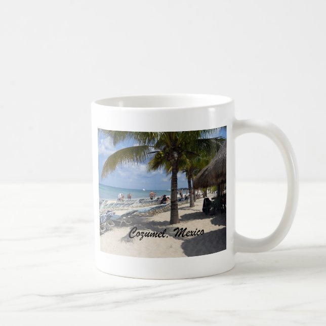 Caneca De Café Cozumel, México (Direita)