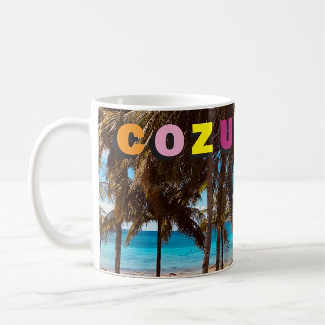 Caneca de Café Cozumel México (Esquerda)