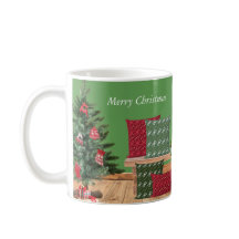 Cozy Bench Merry Christmas Mug