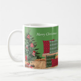 Caneca De Café Cozy Bench Merry Christmas Mug