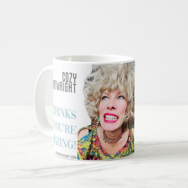 Caneca de Café Cozy Cartwright (Frente Esquerda)