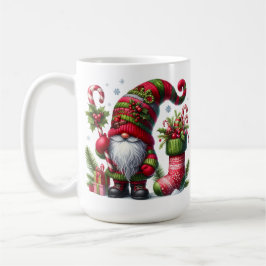 Caneca De Café Cozy Christmas Gnome Art – Festive Holiday
