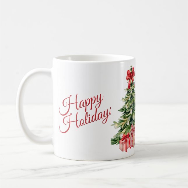 Caneca De Café Cozy Christmas Morning Mug – Festive Holiday Coffe (Esquerda)