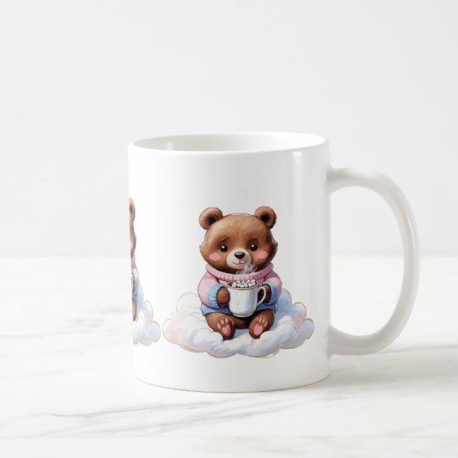 Caneca De Café Cozy Cloud Bear (Direita)