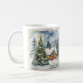 Caneca De Café Cozy Cottage e Papais noeis Mug