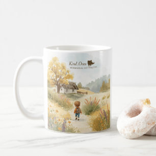 Caneca De Café Cozy Cottage Path Coffee Mug - Kind_Ones Whimsical