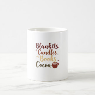 Caneca De Café Cozy Fall Checklist | Velas de cobertores Cacau