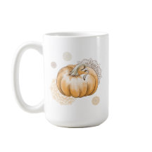 Cozy Fall Vibes em Cada Sip - Boho Pumpkin Mug