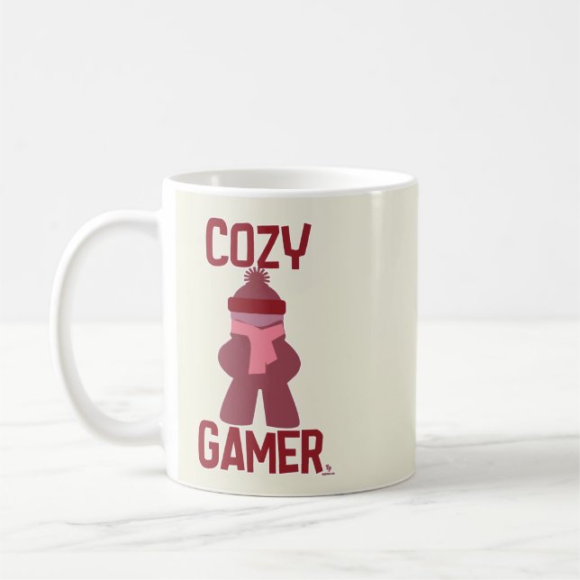 Caneca De Café Cozy Gamer Diversão Boardgame Meple Divertimento L (Esquerda)