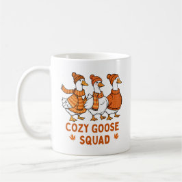 Caneca De Café Cozy Goose Squad Autumn Aestic Mug