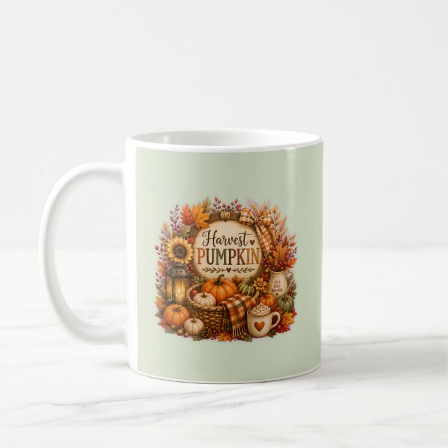 Caneca De Café Cozy Harvest Pumpkin / Cosecha Acogedora (Esquerda)