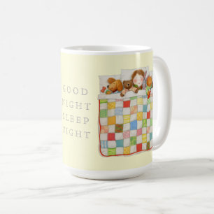 Caneca De Café COZY QUILY Tall White Mug + Yellow