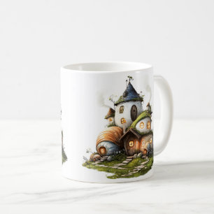 Caneca De Café Cozy Snail Shell Cottages
