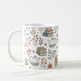Caneca De Café Cozy Tea & Books Mug
