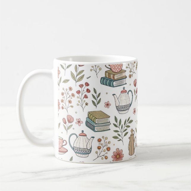 Caneca De Café Cozy Tea & Books Mug (Esquerda)