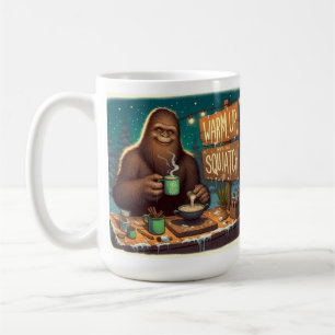 Caneca De Café Cozy Up with Bigfoot's Hot Cocoa Stand